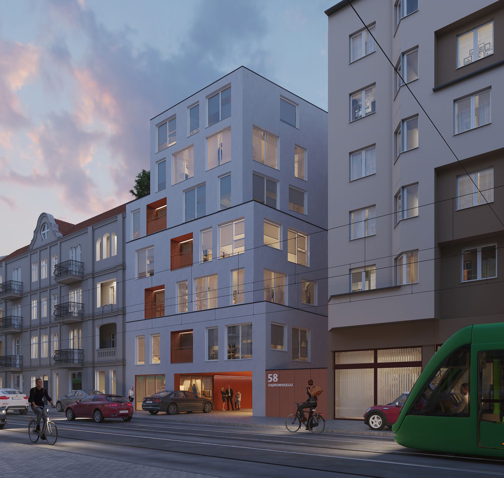 Dąbrowskiego 58 budynek w Poznaniu